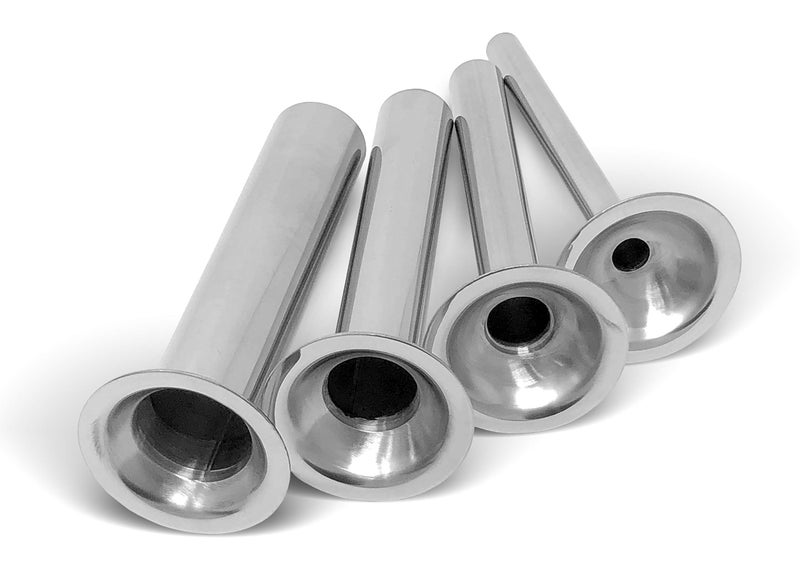 Tesor #5 Stainless Steel Sausage Stuffing Tubes for Meat Grinder (Set of 4) - Image 2